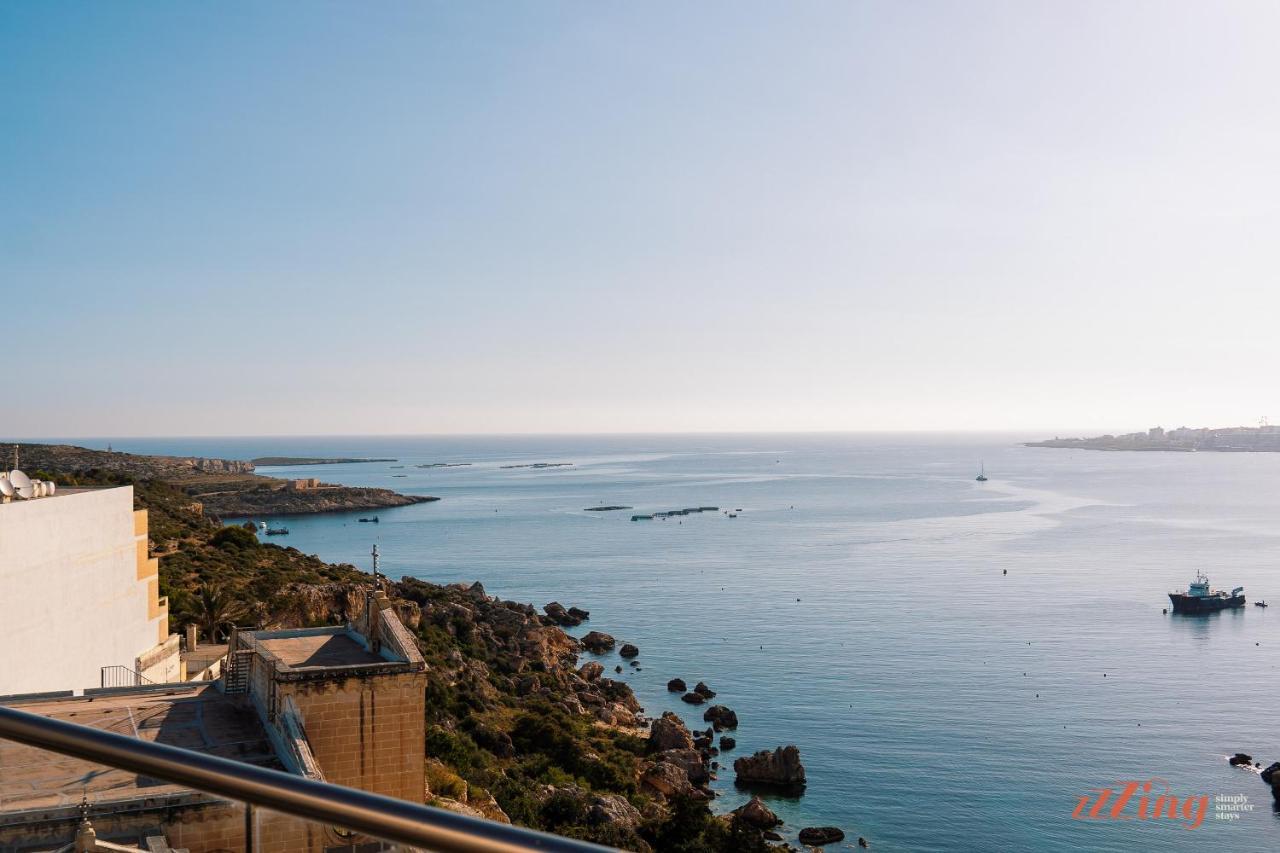 Апартаменти Insta Worthy Gorgeous Seaview Penthouse Сент-Полс-Бей Екстер'єр фото