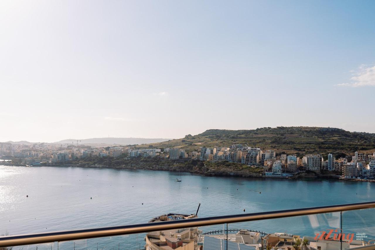 Апартаменти Insta Worthy Gorgeous Seaview Penthouse Сент-Полс-Бей Екстер'єр фото