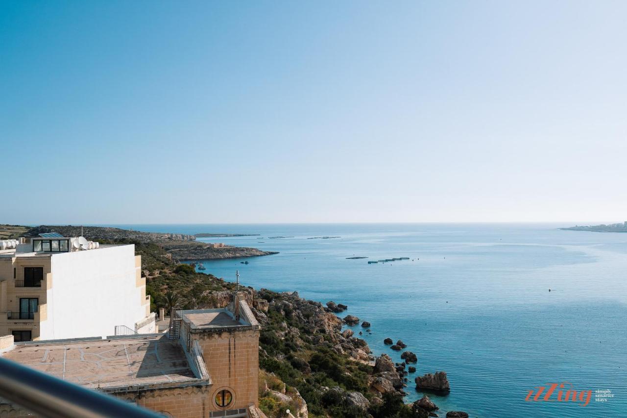 Апартаменти Insta Worthy Gorgeous Seaview Penthouse Сент-Полс-Бей Екстер'єр фото
