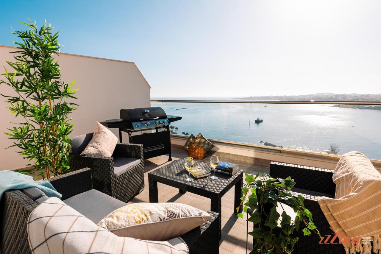 Апартаменти Insta Worthy Gorgeous Seaview Penthouse Сент-Полс-Бей Екстер'єр фото